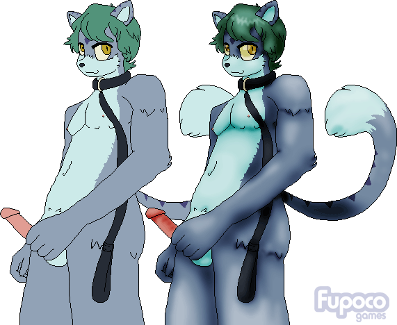 Side by side comparison of shading styles for HoT cat