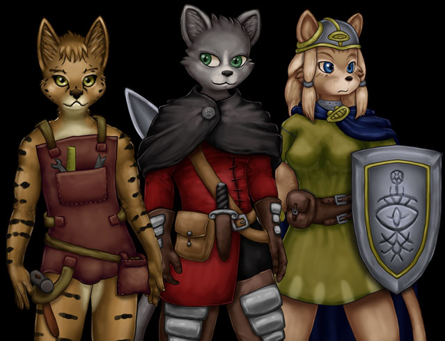 test render of house of tail side character cats