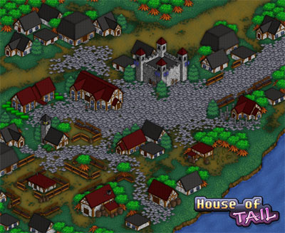 House of Tail town map